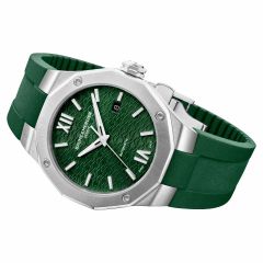 Reloj Baume & Mercier Riviera 10618 automático, fecha, 42mm verde