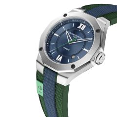 Reloj Baume & Mercier Riviera 10688 automático, fecha, 42mm azul