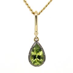 Colgante estilo Georgiano con peridoto