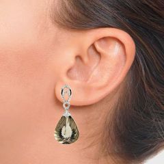 Pendientes "Infinito" de diamantes