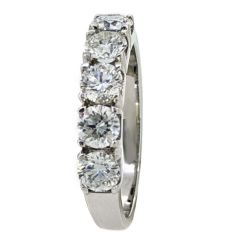 Sortija cinquillo de diamantes