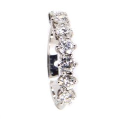 Sortija "setillo" de diamantes 6 garras 1,26ct