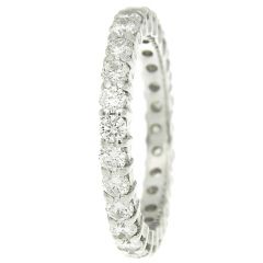 Alianza Eternity de diamantes 1,96ct