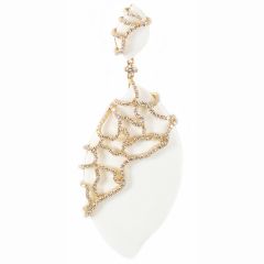 Colgante con ágata y diamantes