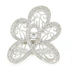 Anillo "mariposa" de diamantes