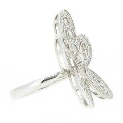 Anillo "mariposa" de diamantes