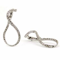 Aros de diamantes "Infinito"