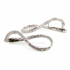 Aros de diamantes "Infinito"