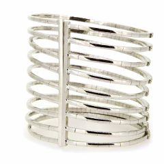 Brazalete oro y 9 rivieres de diamantes