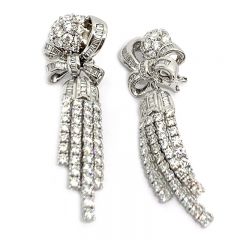 Pendiente de diamantes desmontable