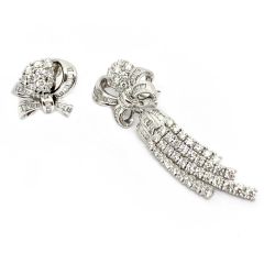 Pendiente de diamantes desmontable