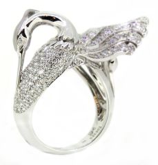 Sortija C&C "Garzas" de diamantes