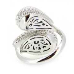 Sortija C&C "Alamar" con zafiro y diamantes