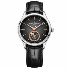 Reloj Baume & Mercier Clifton automático, fase lunar y fecha, 39mm NOVEDAD