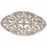 Broche de diamantes art decô