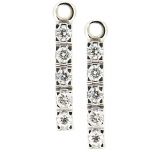 Entrepiezas riviere de diamantes (5 uds)