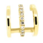 Pendiente criolla triple diamantes (precio por unidad)