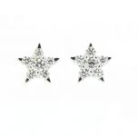 Pendientes estrella de diamantes