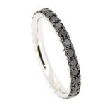 Alianza Eternity diamantes negros (tamaño mediano)