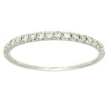 Alianza Eternity diamantes blancos (tamaño pequeño)