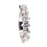 Sortija "setillo" de diamantes 6 garras 1,26ct