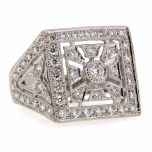 Sello de diamantes estilo Isabelino