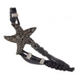 Pulsera estrella de diamantes negros