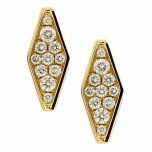 Pendientes "le Serpent" mini, oro y diamantes