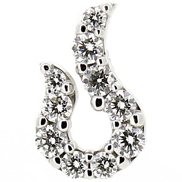 Pendientes de diamantes modelo "Lira"