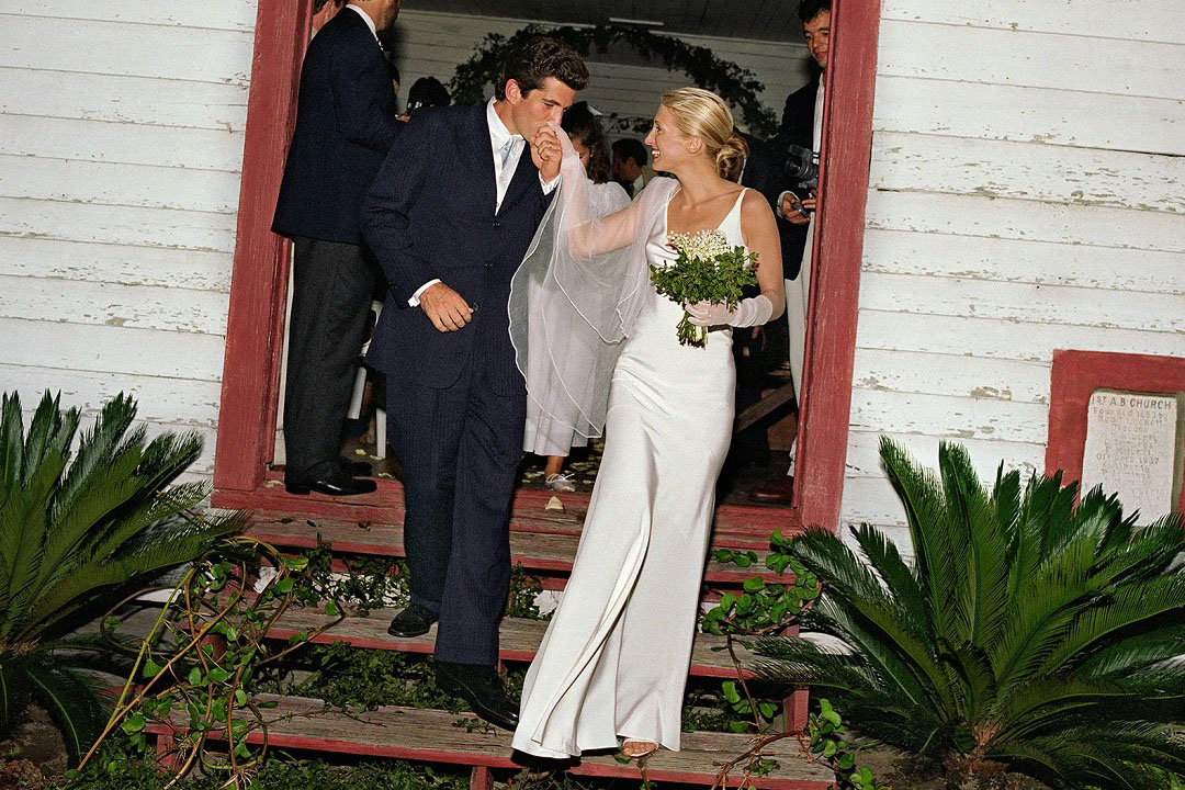 John Kennedy y Carolyn Bessette , año 1996