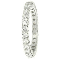 Alianza Eternity de brillantes, Marfil Alianza Eternity de brillantes, Marfil
