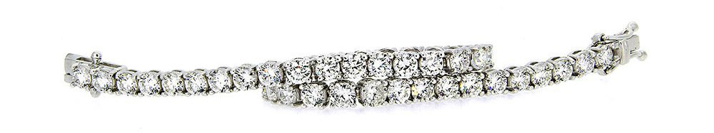 Pulsera riviere de brillantes, montura garras, 8,54cts Pulsera riviere de brillantes, montura garras, 8,54cts